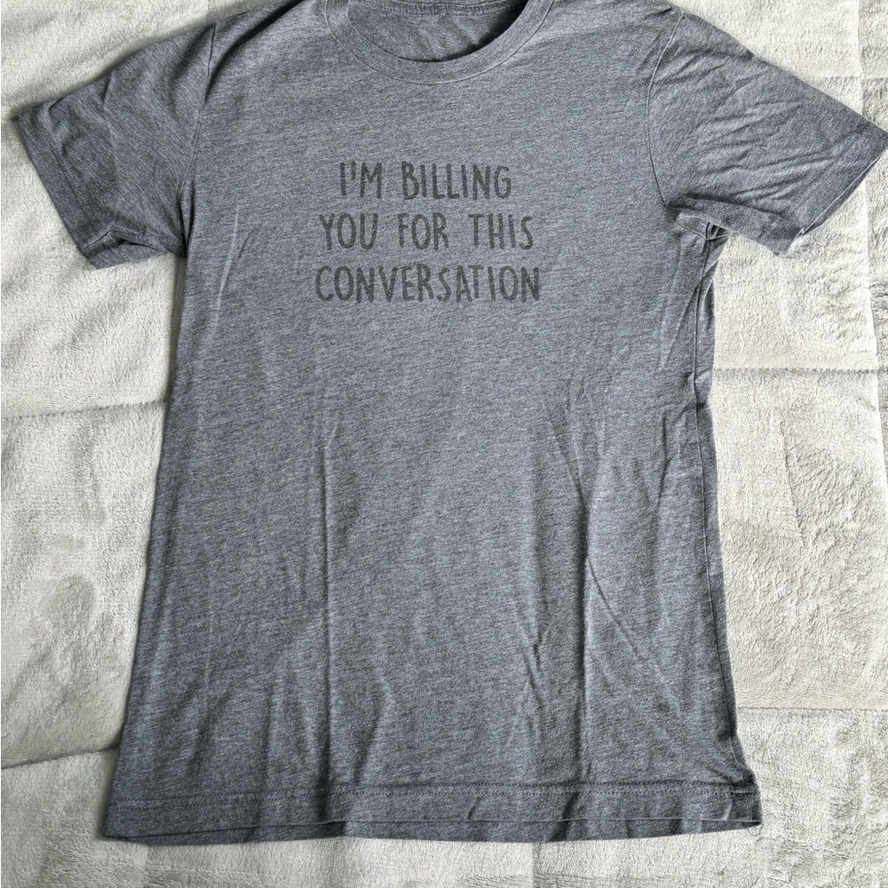 ⚠️Graphic Gray T-Shirt with Text⚠️